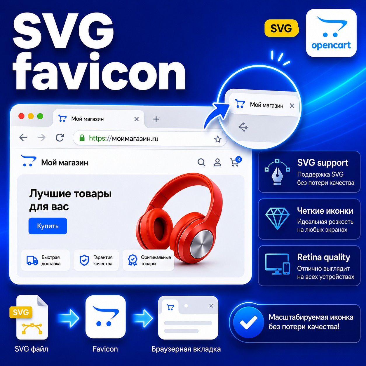 SVG Фавикон